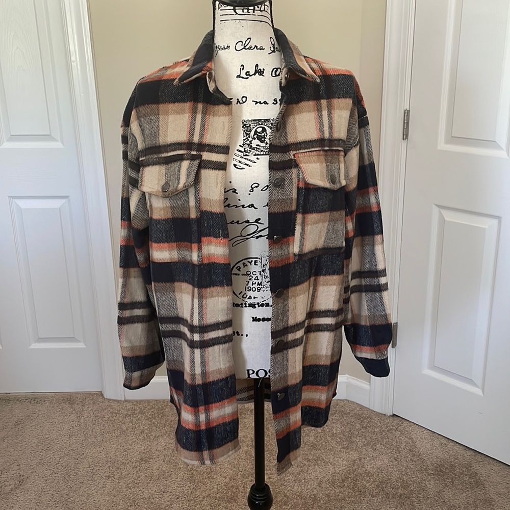 Multicolored Plaid Shacket